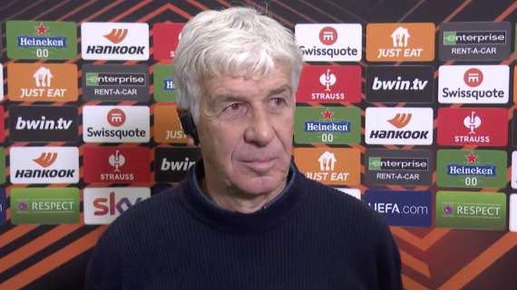 Gasperini in conferenza: "La qualificazione ci dà modo di pensare solo al campionato"