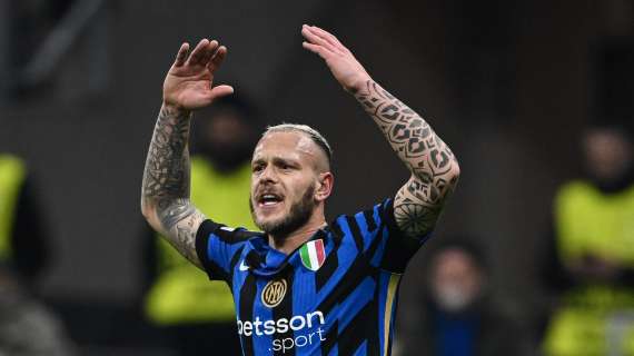 Inter, risentimento muscolare per Dimarco. Out contro il Feyenoord: i tempi di recupero