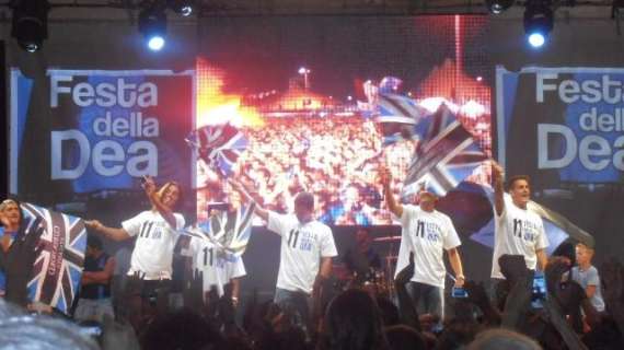 I sudamericani e Cristian Raimondi sul palco della Festa della Dea