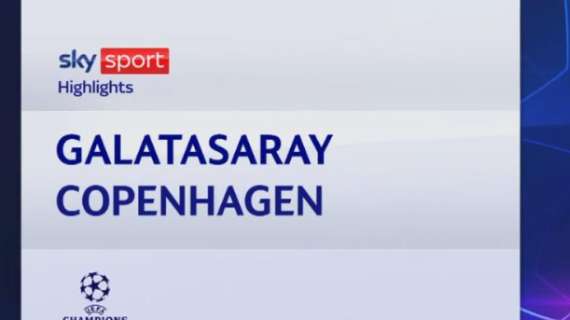 VIDEO, Champions / Galatasaray-Copenhagen 2-2: gol e highlights