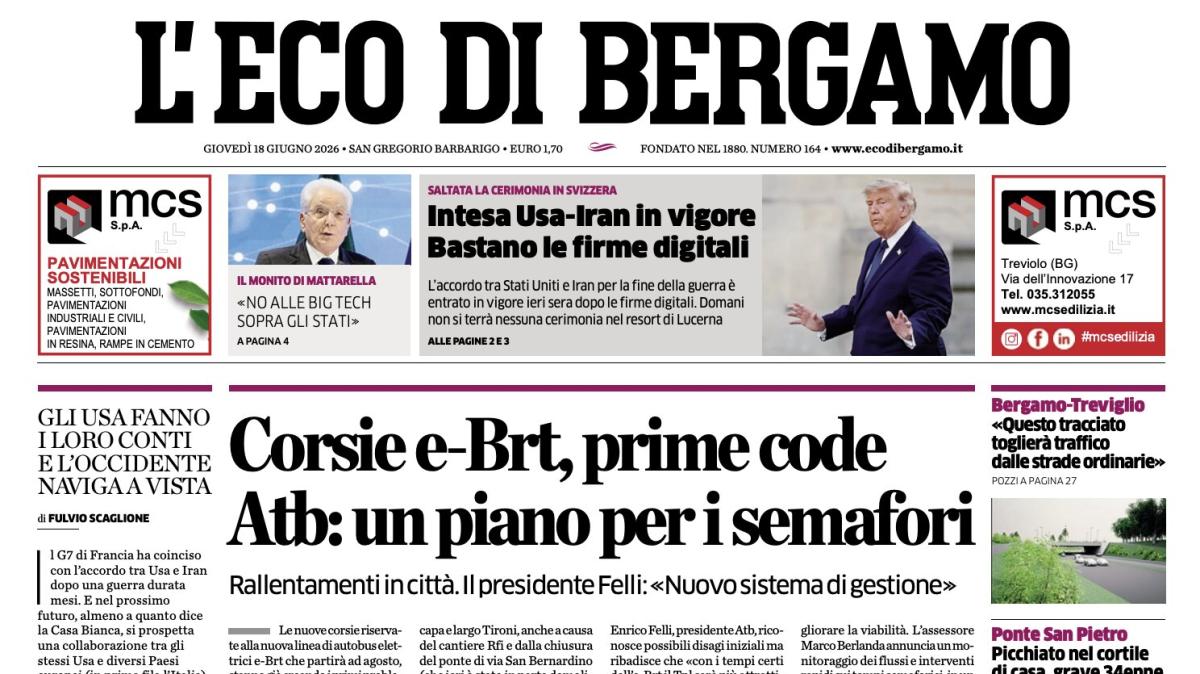 PRIMA PAGINA – L'Eco di Bergamo: "Atalanta, casting per il nuovo regista Gaetano è in pole"