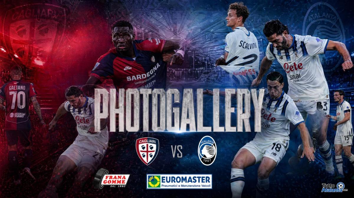 Photogallery Frana Gomme Madone, gli scatti più belli della sfida Cagliari-Atalanta
