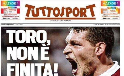   Prime pagine: "Juve, cassa per Icardi"; "Toro, credici ancora"