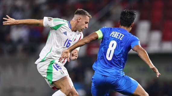 Il bomber di Spalletti colpisce ancora. Gol di Frattesi, all'intervallo Israele-Italia 0-1