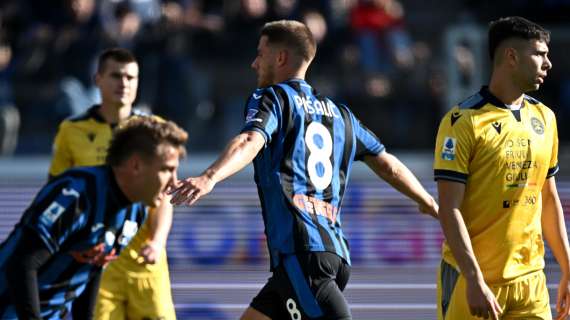 L'Atalanta pareggia i conti, ci pensa Pasalic ad agganciare l'Udinese