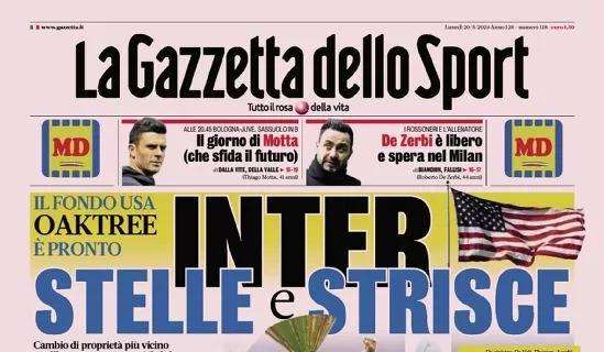 La prima pagina de La Gazzetta dello Sport titola così: "Inter stelle e strisce"