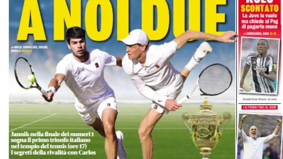 PRIMA PAGINA - La Gazzetta dello Sport: "A noi due"