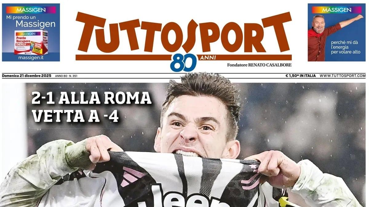 PRIMA PAGINA - Tuttosport: "Juve, così puoi crederci!"