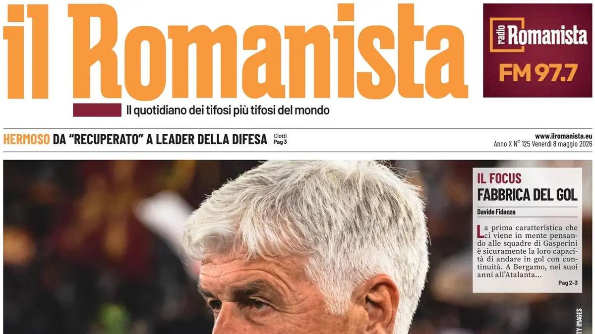 PRIMA PAGINA - Il Romanista: "52 sfumature di Gasp e i ricordi all'Atalanta"