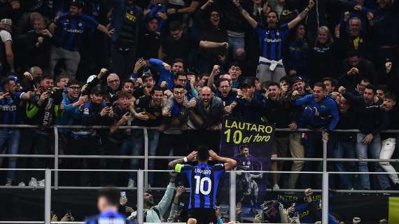 Inter, finale sempre più vicina e sfottò ai cugini: dalla Curva Nord il coro: "Pioli is on fire"