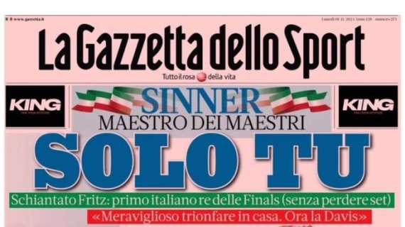 La Gazzetta dello Sport: "La Francia rovina la fuga azzurra: passo indietro della Nazionale"