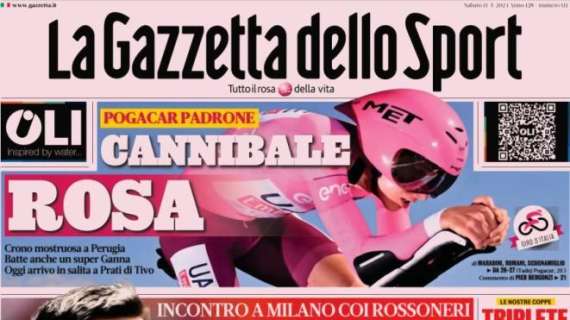 La Gazzetta dello Sport in apertura: "Sesko vede il Milan: incontro con i rossoneri"