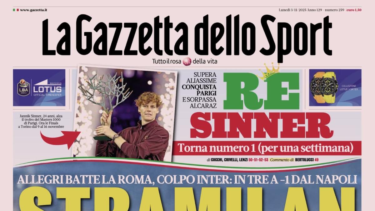 PRIMA PAGINA - La Gazzetta dello Sport: "StraMilan"