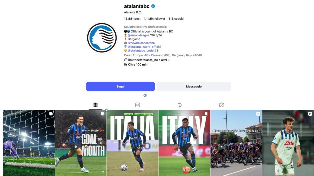CIES Social Ranking 2026: Juventus domina l'Italia, Inter in crescita record. L'Atalanta fuori dalla top 100 ma in corsa