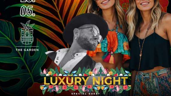 Luxury Night, il venerdì sera esclusivo al The Garden a Pessano con Bornago: dinner show e dj set party 