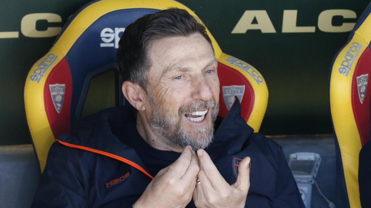 Lecce, Di Francesco in conferenza: "Non siamo questi e non dobbiamo mollare.L'Atalanta ci ha spaccato in due"