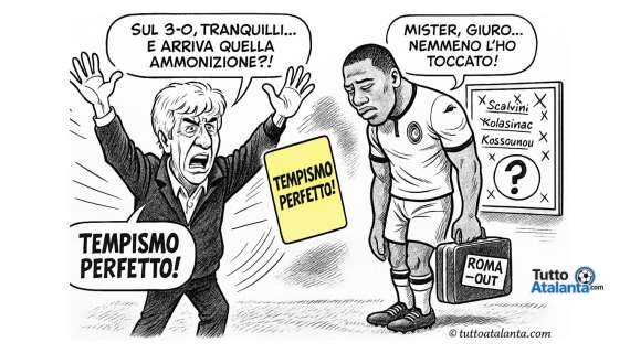 La vignetta TA - Cartellino giallo... tempismo da Oscar!
