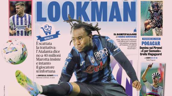 PRIMA PAGINA - La Gazzetta dello Sport: "Ti regalo Lookman"