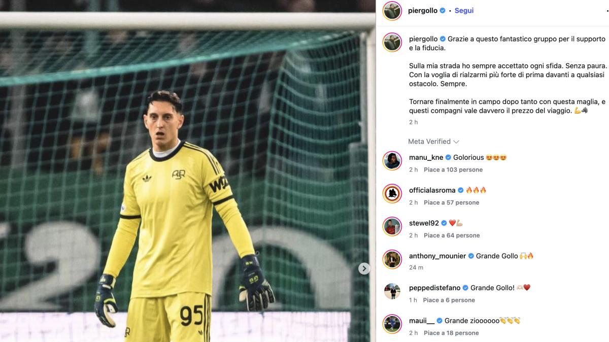 Roma, l'ex Gollini rompe il silenzio dopo l'esordio: "Ho accettato ogni sfida. Vale il prezzo del viaggio"