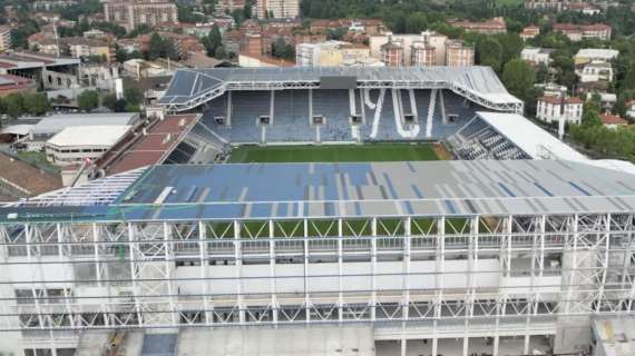 Gewiss Stadium verso il 100%, giovedì l'installazione di un'esclusiva trave d'acciaio di 60 tonnellate