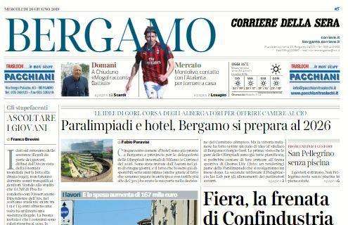 Corriere di Bergamo: "Montolivo, contatto con l'Atalanta"