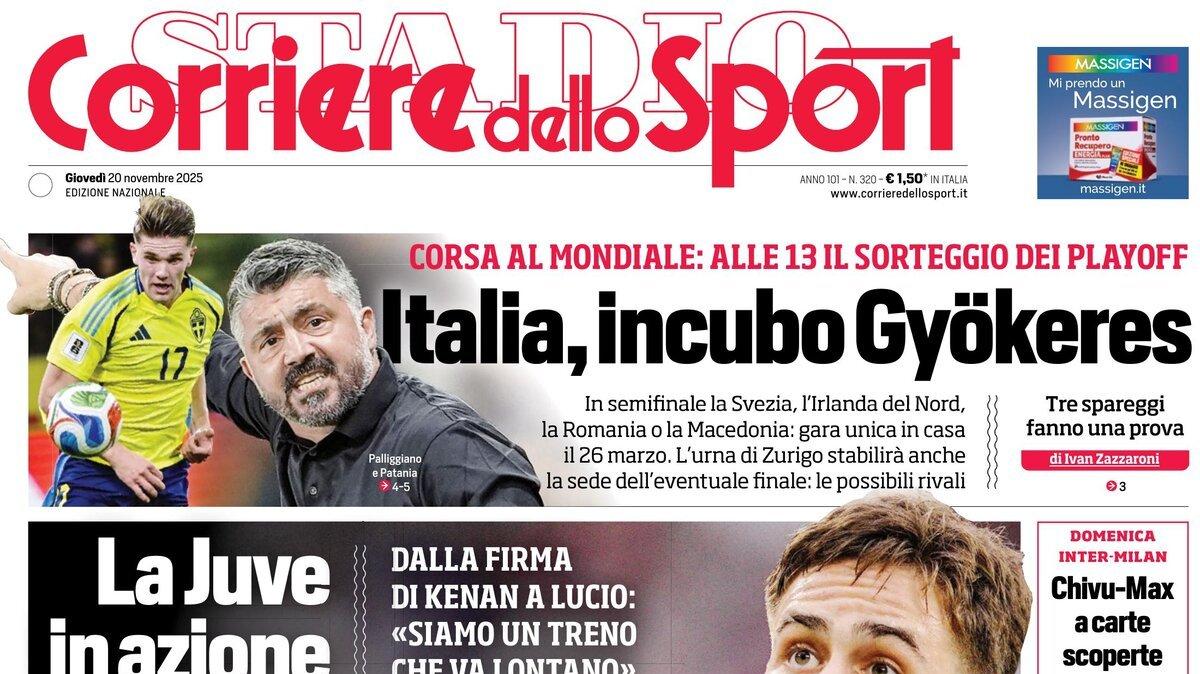 PRIMA PAGINA - Corriere dello Sport: «Yildiz si fa»