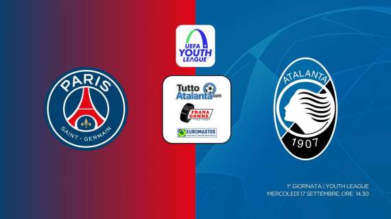 DIRETTA  YOUTH LEAGUE / PSG- ATALANTA  U23 Frana Gomme Madone, 0-1