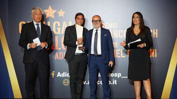 Tony D'Amico premiato miglior ds della Serie A: "Ma adesso testa alla Roma"