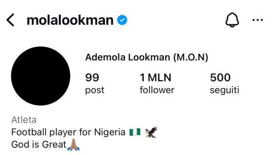 Caso Lookman, rottura totale con l’Atalanta? Social oscurati e club non più seguito su Instagram