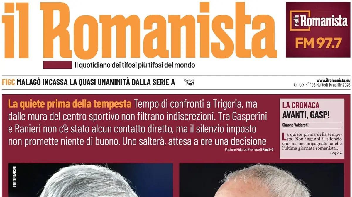 PRIMA PAGINA - Il Romanista: "Con l'Atalanta per blindare le coppe"