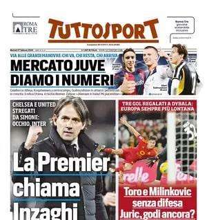 Tuttosport 'avvisa' l'Inter nella sua apertura di oggi: "La Premier chiama Inzaghi"