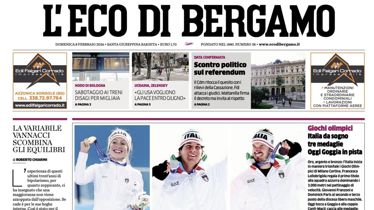 PRIMA PAGINA - L'Eco di Bergamo: "Atalanta, Sulemana ora è una risorsa in più"