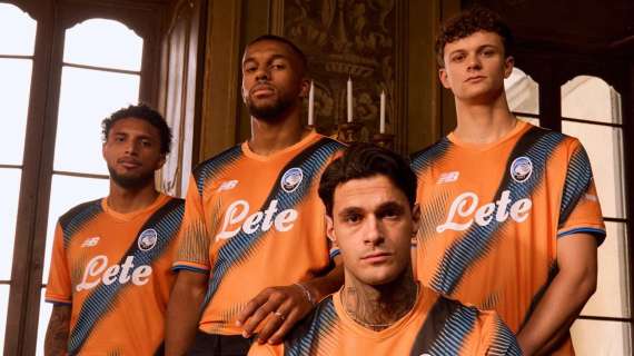 Atalanta, svelata la terza maglia 2025/26: arancione brillante e dettagli ispirati alla ninfa