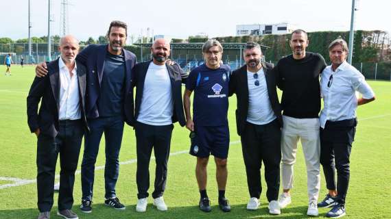 Gattuso in visita a Zingonia: abbraccio alla Dea e incontro con Juric