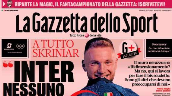 Skriniar a La Gazzetta dello Sport sullo scudetto: "Inter, nessuno te lo toglie"