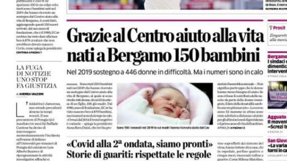 L'Eco di Bergamo: "Grazie al Centro aiuto alla vita nati a Bergamo 150 bambini"