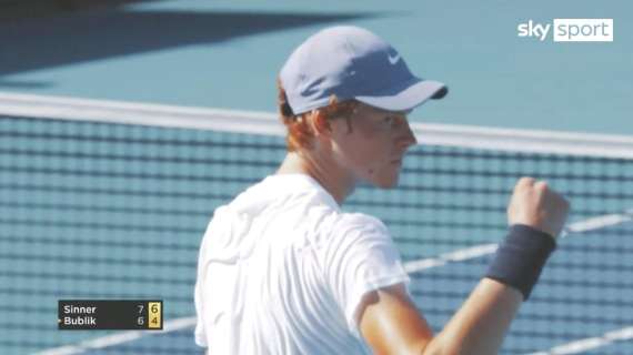 TASPORT24 - Sinner vince l'ATP Miami e diventa n. 2 al mondo: Dimitrov ko in due set