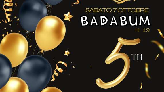 Badabum celebra in grande stile 5 Anni di successi e divertimento! Sabato 7 ottobre il party ad Antegnate