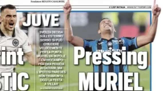 Tuttosport - Juve: "Pressing Muriel" 