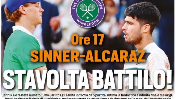 PRIMA PAGINA - Tuttosport: "Stavolta battilo!"