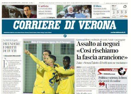 Juric fa il miracolo, Corriere di Verona: "Il capolavoro dell'Hellas, battuta la dea Atalanta"