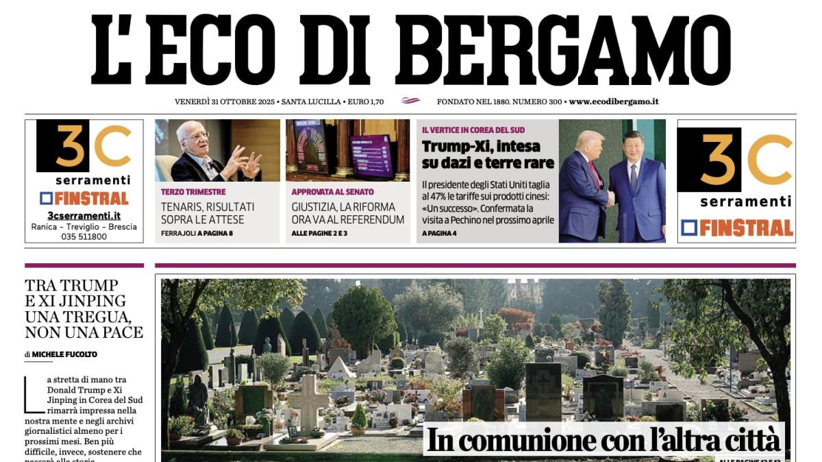 PRIMA PAGINA - L’Eco di Bergamo: "Atalanta–Lookman, una storia che può tornare ‘bella'"