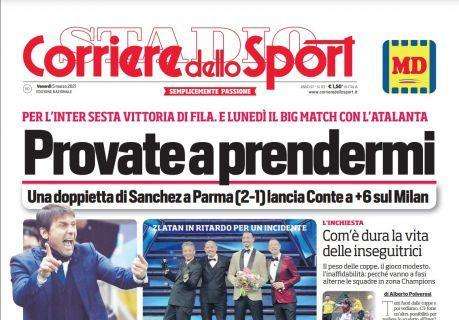 PRIMA PAGINA - Corriere dello Sport: "Provate a prendermi" 