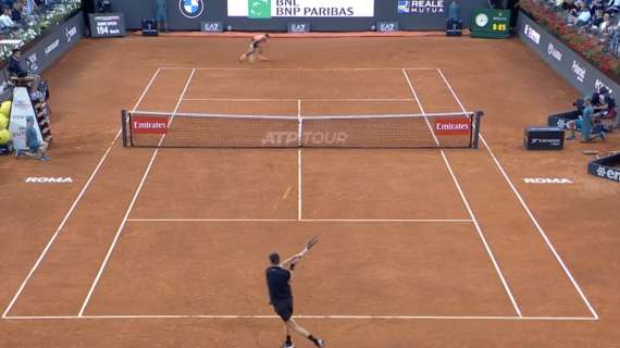 TASPORT24 - ATP Roma, Sinner-Navone (6-3; 6-4): highlights 
