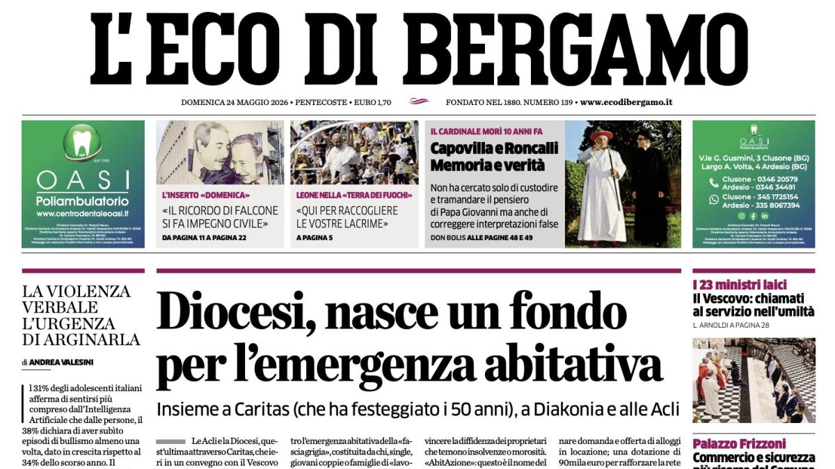 PRIMA PAGINA – L'Eco di Bergamo: "Sarri più vicino: quanti intrecci con Bergamo"