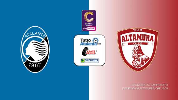 DIRETTA  ATALANTA  U23-T. ALTAMURA Frana Gomme Madone, segui il live dalle 15