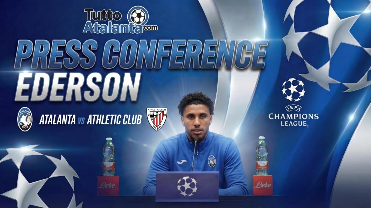 Ederson in conferenza: "Il mercato fa piacere, ma conta solo l'Atalanta. Ora sono al massimo"