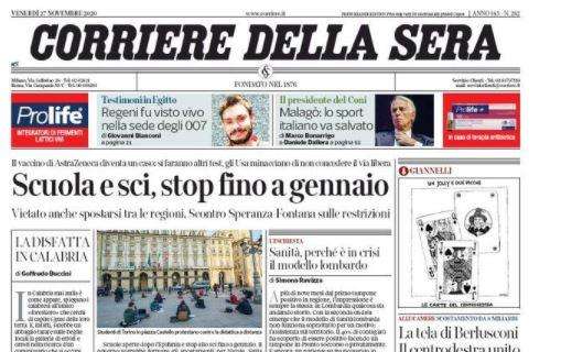 Corriere della Sera: "Scuola e sci, stop fino a gennaio"