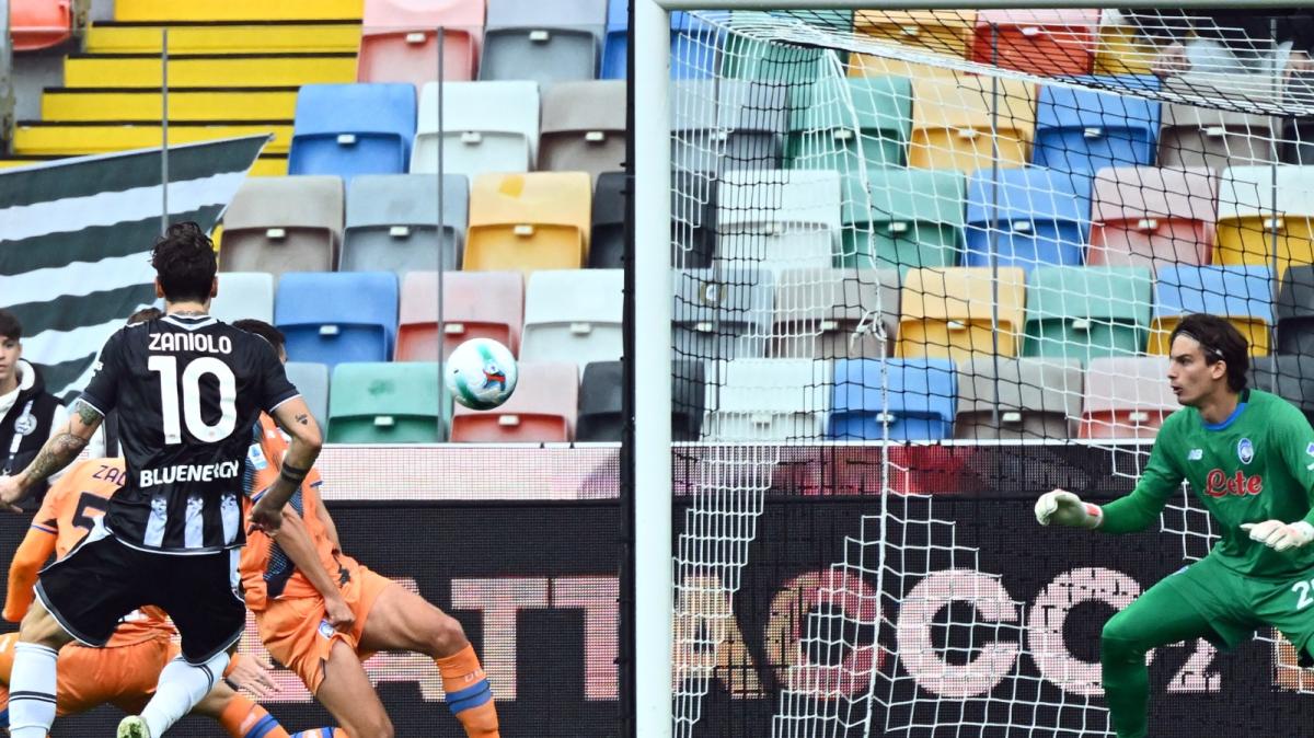 Zaniolo:gela la Dea: l’Udinese passa in vantaggio con una perla del numero 10