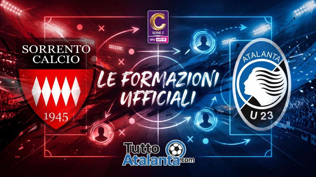Serie C girone C / Sorrento-AtalantaU23, le formazioni ufficiali